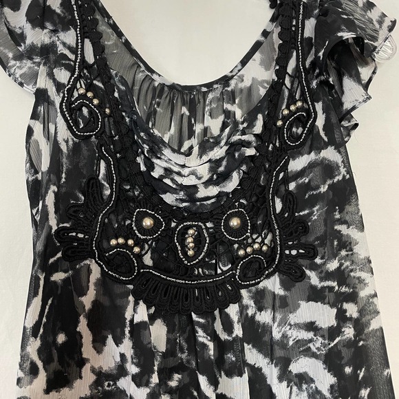 Notations Flowly Tank Long Blouse Sz 16 - Picture 2 of 5